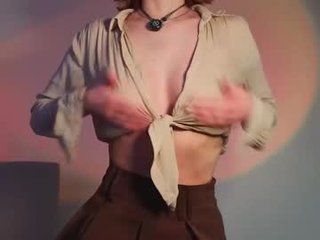 sweetside0fsin 19 y. o. redhead cam slut with big tits loves her butthole filled with hot cum