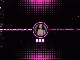 sara_mashmelo 27 y. o. domina cam girl uses a toy on cunt and one on ass on camera