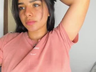 shara_jones 20 y. o. latina cam girl pleasing her tight pussy with a sex toy