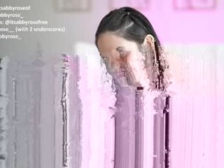 itsabbyrose_ 30 y. o. cam girl gets toy playing and machine fucked online