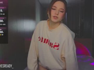 yes_ready 20 y. o. pretty teen cam babe gets hot cum into her pussy