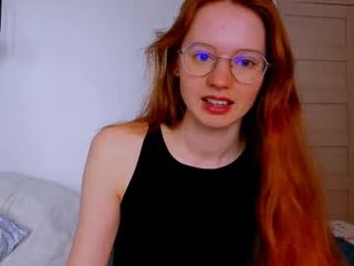 fire_luna 19 y. o. redhead cam babe just bought a new lingerie