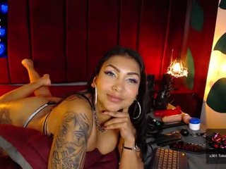 tracy_lambo 27 y. o. ebony cam babe already knows how to cum and how to squirt