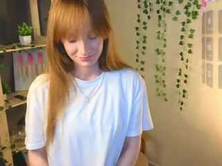 madelishalvay 18 y. o. redhead cam slut with big tits loves her butthole filled with hot cum