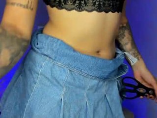 alice_fox___ 20 y. o. cam girl fingering her hairy pussy on camera